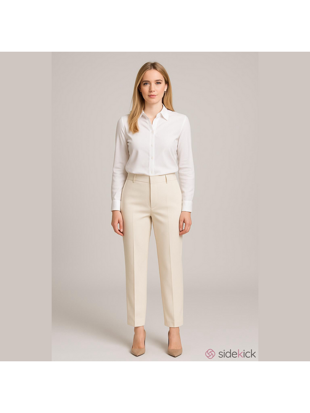 Talbot's Hampshire ivory dual lined pants size 14